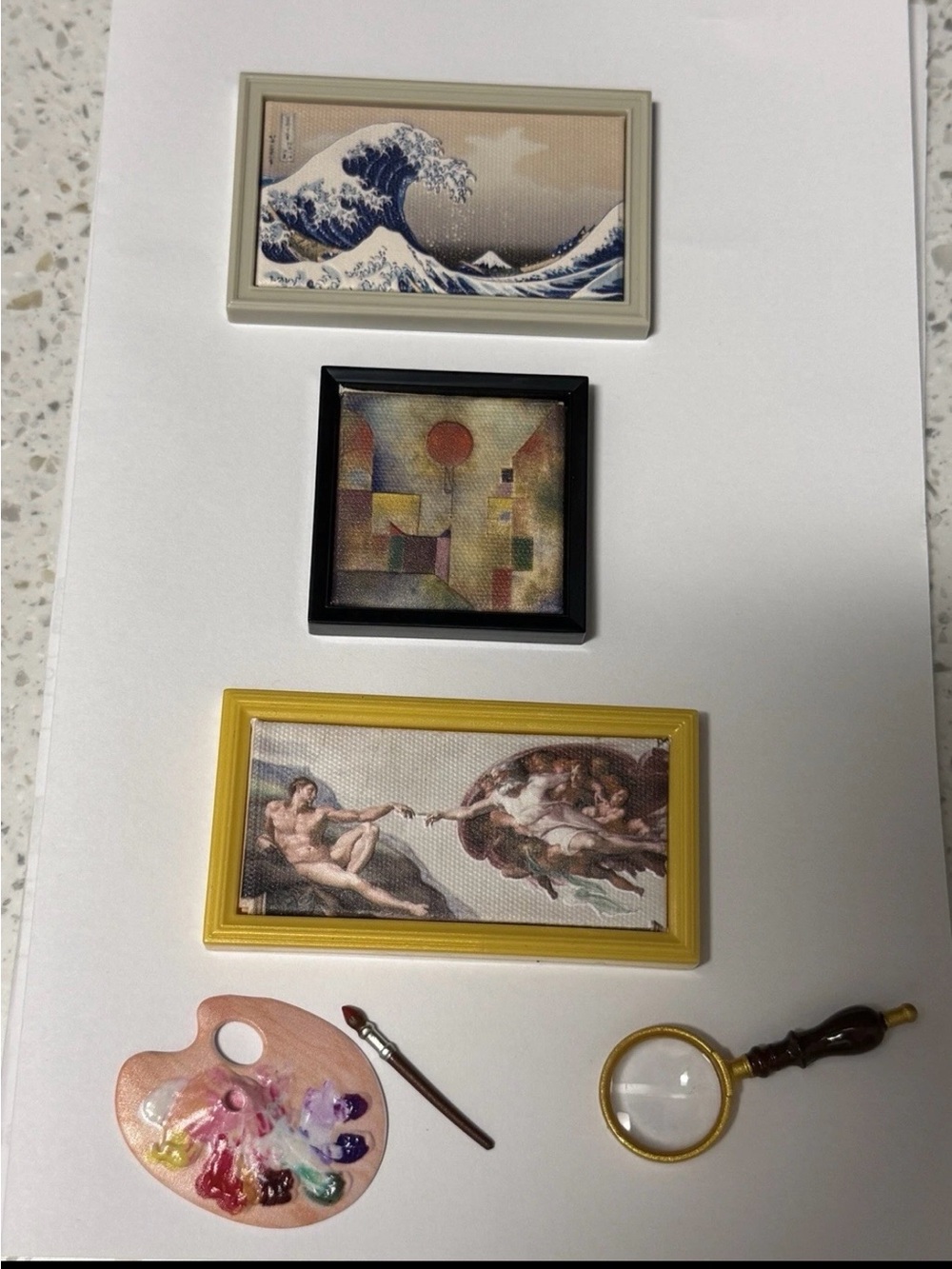 ZURU Mini Brands Masterpieces Art Bundle-The Creation + Abstract Kadinsky +